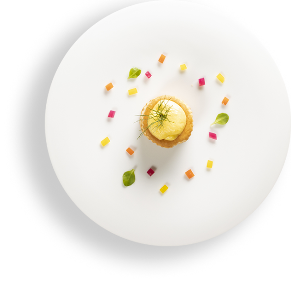 Voul au vent con Fonduta
